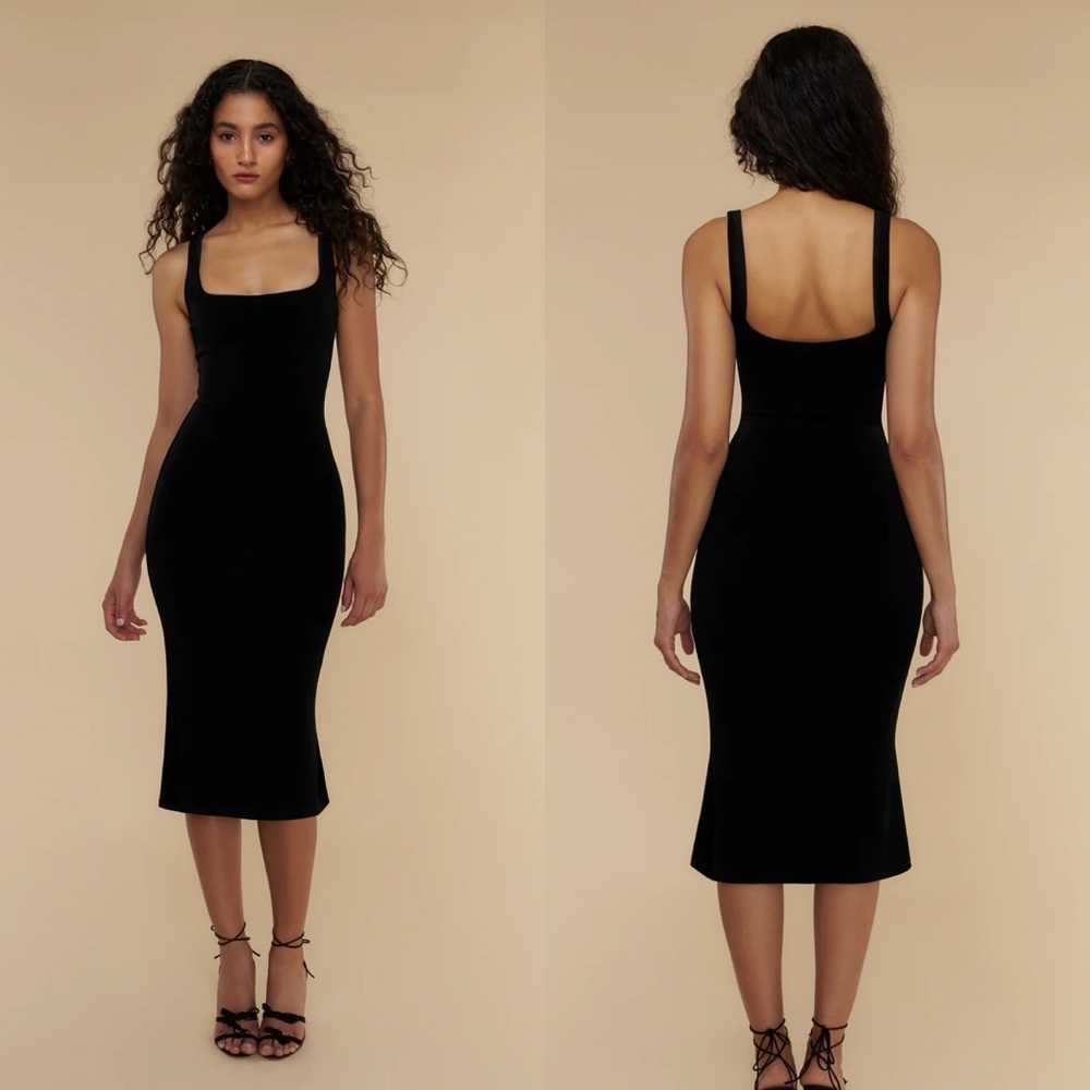 Mirror Palais Supermodel Dress in Noir Size Small Black Bodycon